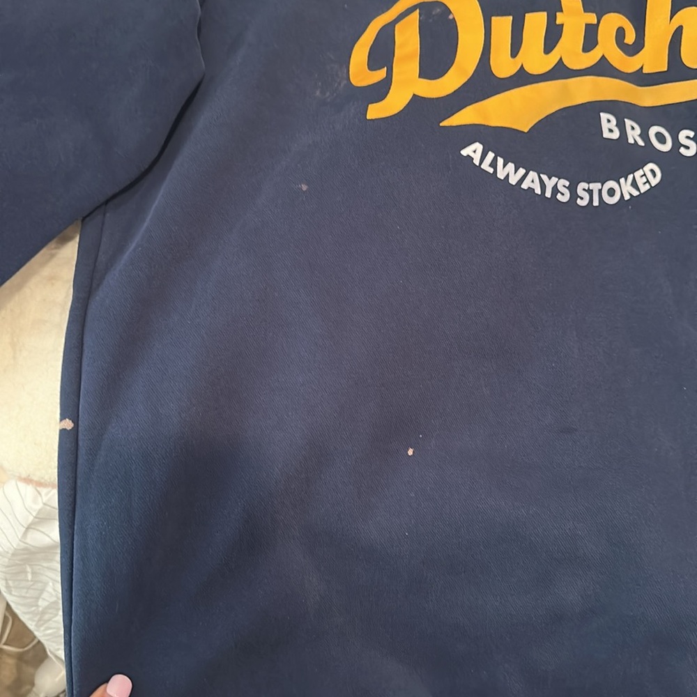 Dutch Bros SMALL+MEDIUM+LARGE+XL+XXLNavy Crewneck Sweatshirt w/Gold DB 1992 - Picture 11 of 14